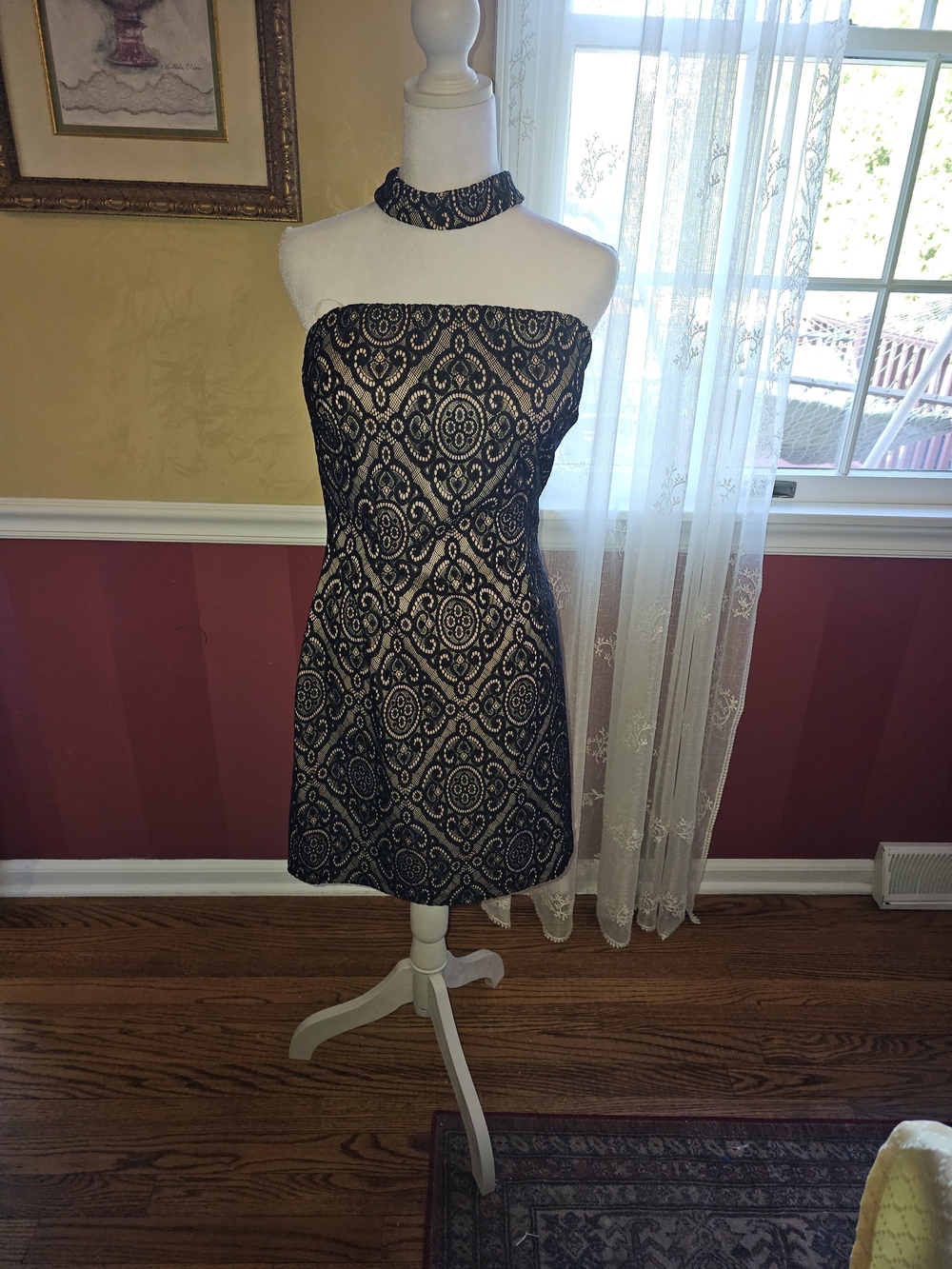 Speechless Black Dress with Logo Tag